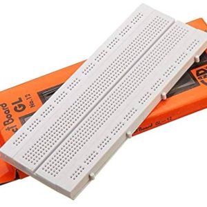 GL-12 Solderless Breadboard 830 Tie-Points for Arduino, ESP32, Raspberry Pi, and Electronics Prototyping