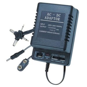 Multi-Voltage DC Adapter for Hobby and Household Use | 1.5V to 12V Adjustable | 500mA Max Output