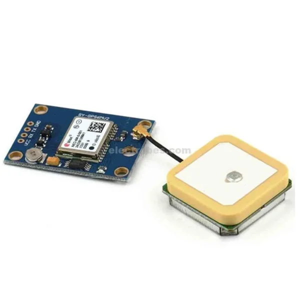 NEO-6M GPS Module with Active Antenna for Arduino, ESP32, Raspberry Pi ...